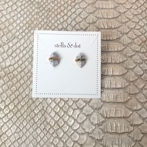 Stella and Dot stud earrings.